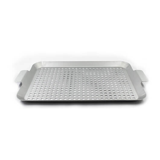 Aluminium BBQ griddle 42cm x 25cm - Flaming Coals