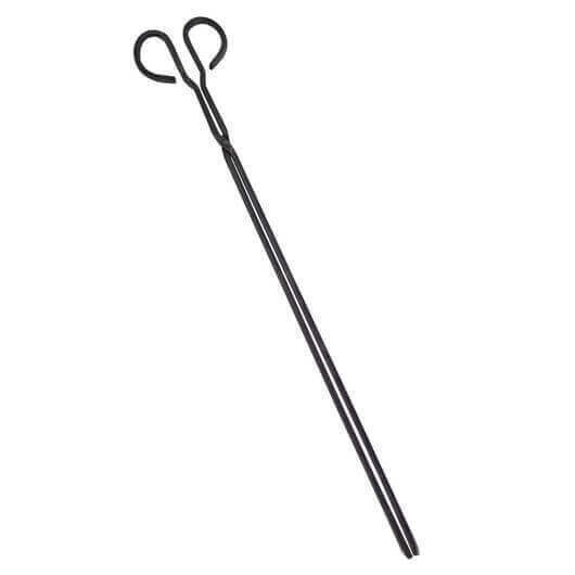 Long Fireplace Charcoal Tongs - Flaming Coals