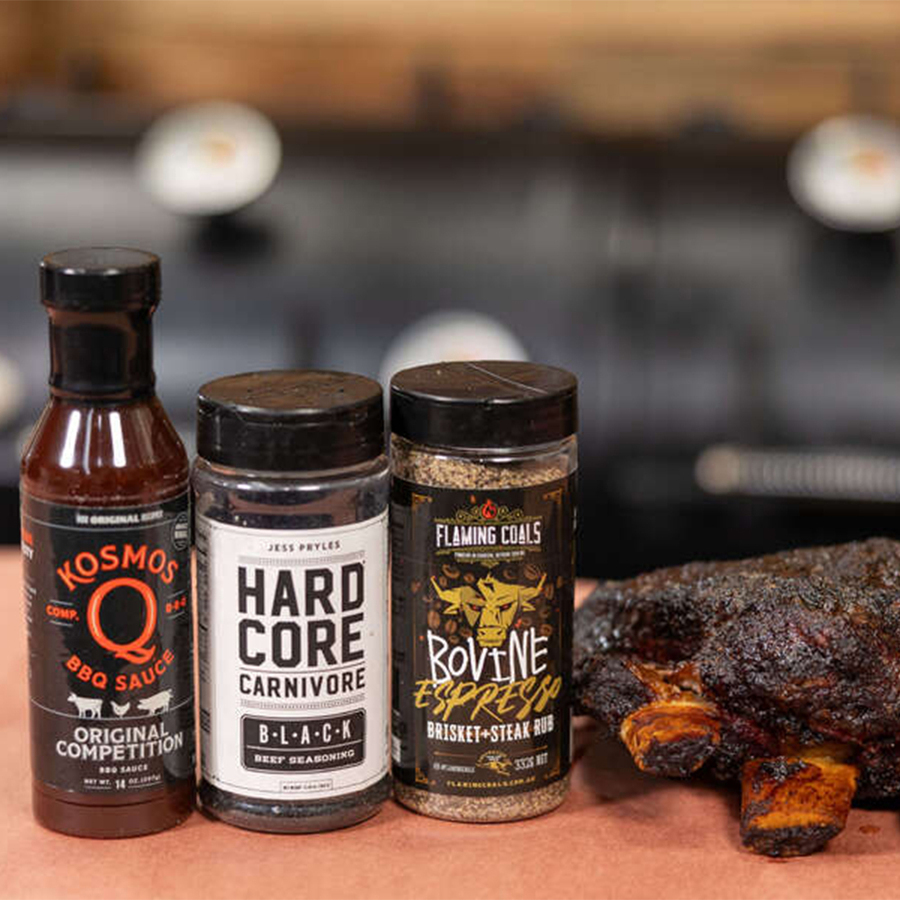 Beef Short Ribs Rub and Sauce Combo Pack