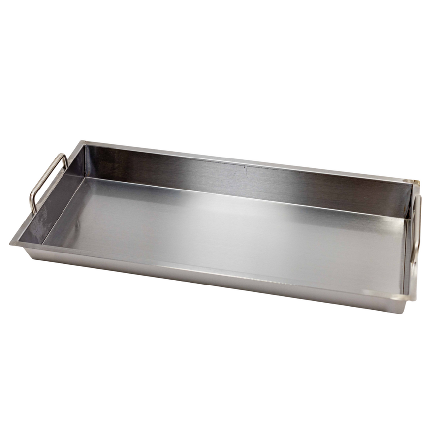 Stainless Steel Carving Tray for Cyprus Grill and Mini Spit | Flaming Coals