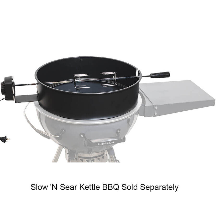 bbq-toro grill spit set 57cm kettle