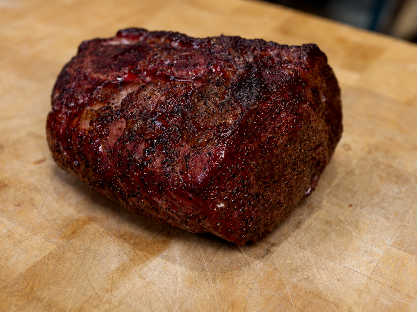 This image shows a smoked scotch fillet. This image shows a smoked scotch fillet.