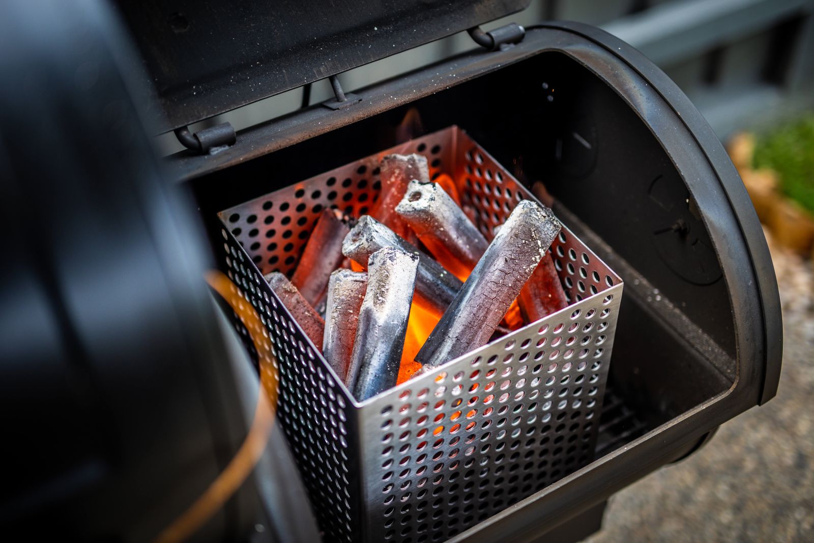 This image shows the Flaming Coals Hotrods.