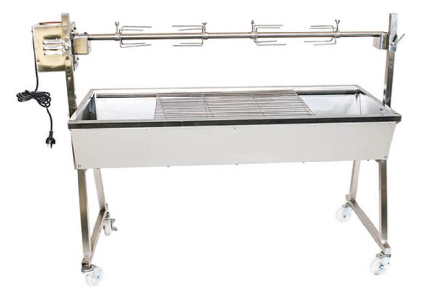 The Minion 1200mm Stainless Steel Spit Rotisserie