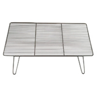 Charcoal BBQ Grill with Handles- Stainless Steel