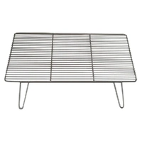 Charcoal BBQ Grill with Handles- Stainless Steel