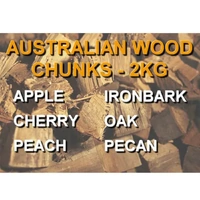 100% Australian Smoking Wood Chunks - 2Kg by Flaming Coals