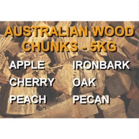 100% Australian Smoking Wood Chunks - 5Kg by Flaming Coals