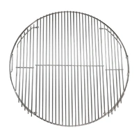 Stainless Steel Round Hinged BBQ Grill | Suits 57cm Kettle including Weber