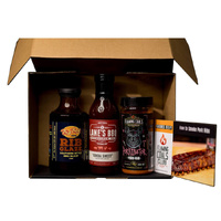 Pork Ribs Rub and Sauce Pack Combo Pack