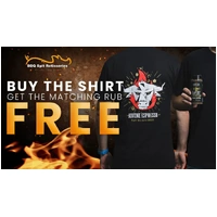 Flaming Coals T-shirt-Brisket