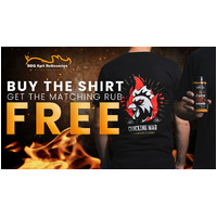Flaming Coals T-shirt- Chicken