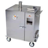 Gravity Feed Smoker - Flaming Coals