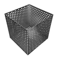 Offset Smoker Charcoal Basket - Flaming Coals