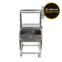 Flaming Coals Stainless Steel Parrilla Grill 610 x 550