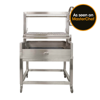Flaming Coals Stainless Steel Parrilla Grill 885 x 550