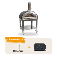 Flaming Coals Marine Grade Wood Fired Pizza Oven - Pack