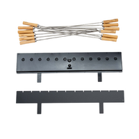 Kebab Rotating Mechanism for Grill - Flaming Coals