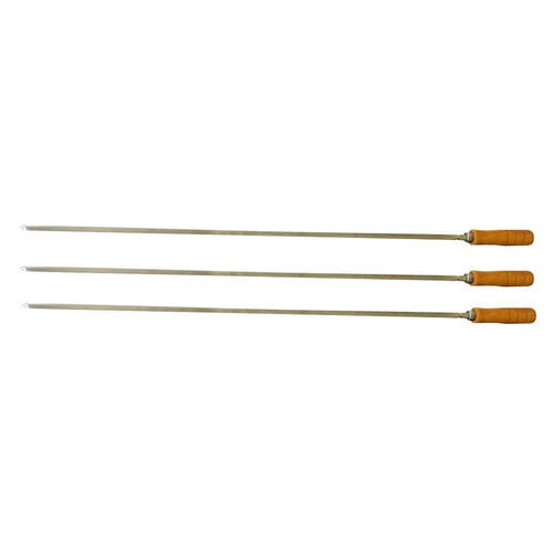 Cyprus Spit Roast Skewer- 10mm x 750mm- 3x - Flaming Coals