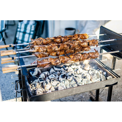 Skewer for Extra Large Cyprus Spit Roaster | Flaming Coals 