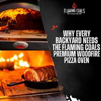 Why Every Backyard Needs the Flaming Coals Premium Woodfire Pizza Oven image