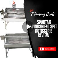 Flaming Coals Spartan Windshield Spit Rotisserie Review image