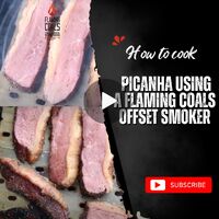 How to cook Picanha using a Flaming Coals Offset Smoker image