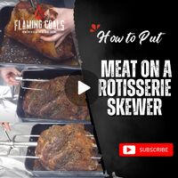 How to Put Meat on a Rotisserie Skewer image