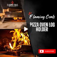 Flaming Coals Pizza Oven Log Holder image