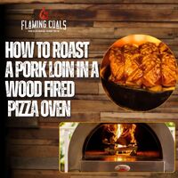 How to Roast a pork loin in a Wood Fired Pizza Oven image