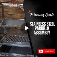 Flaming Coals Stainless Steel Parrilla Assembly image