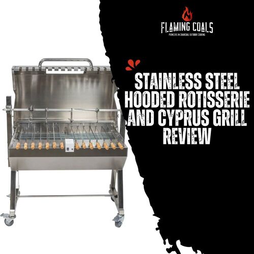 Stainless Steel Hooded Rotisserie And Cyprus Grill Review image