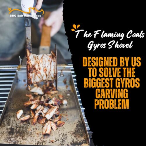 The Flaming Coals Gyros Shovel: Designed By Us To Solve The Biggest Gyros Carving Problem image