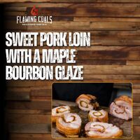 Sweet Pork Loin with a Maple Bourbon Glaze image