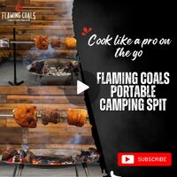 Flaming Coals Portable Camping Spit: Cook like a pro on the go image
