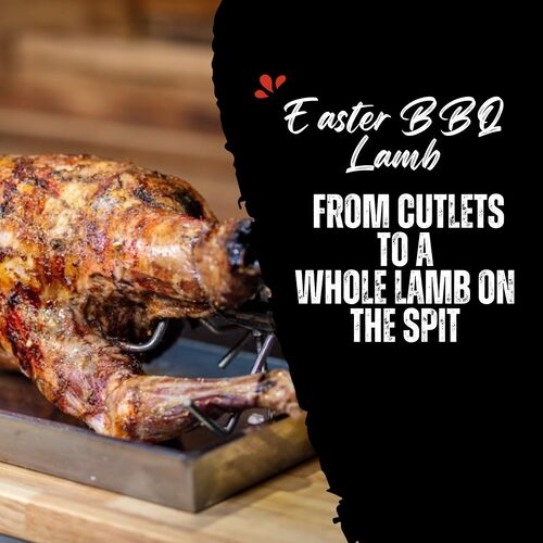 Easter BBQ Lamb: From Cutlets To A Whole Lamb On The Spit image
