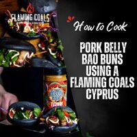 How to Cook Pork Belly Bao Buns using a Flaming Coals Cyprus image