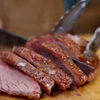 How to smoke Rump Cap using the Flaming Coals offset smoker image
