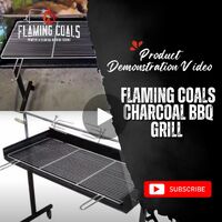Flaming Coals Charcoal BBQ Grill Product Demonstration Video image