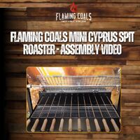 Flaming Coals Mini Cyprus Spit Roaster - Assembly Video image