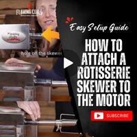 How to Attach a Rotisserie Skewer to the Motor | Easy Setup Guide image