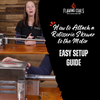 How to Attach a Rotisserie Skewer to the Motor | Easy Setup Guide image