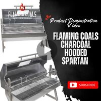 Flaming Coals Charcoal Hooded Spartan Product Demonstration Video image
