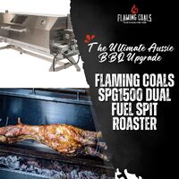 Flaming Coals SPG1500 Dual Fuel Spit Roaster: The Ultimate Aussie BBQ Upgrade image